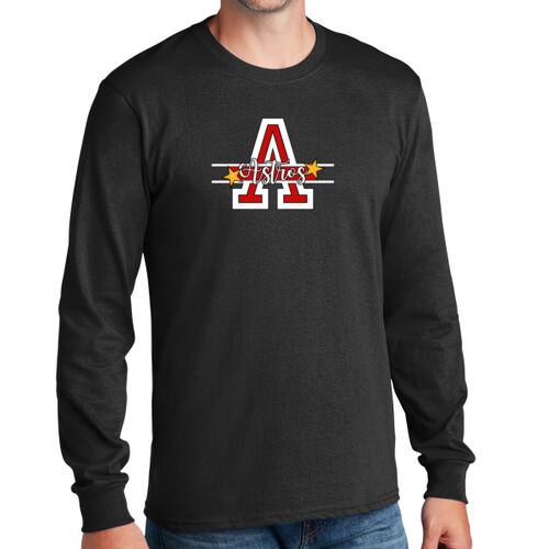 Adult Port & Company® Long Sleeve Core Cotton Tee 2 Thumbnail