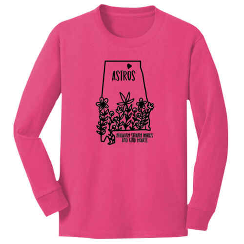 Youth Port & Company® Youth Long Sleeve Core Cotton Tee Thumbnail